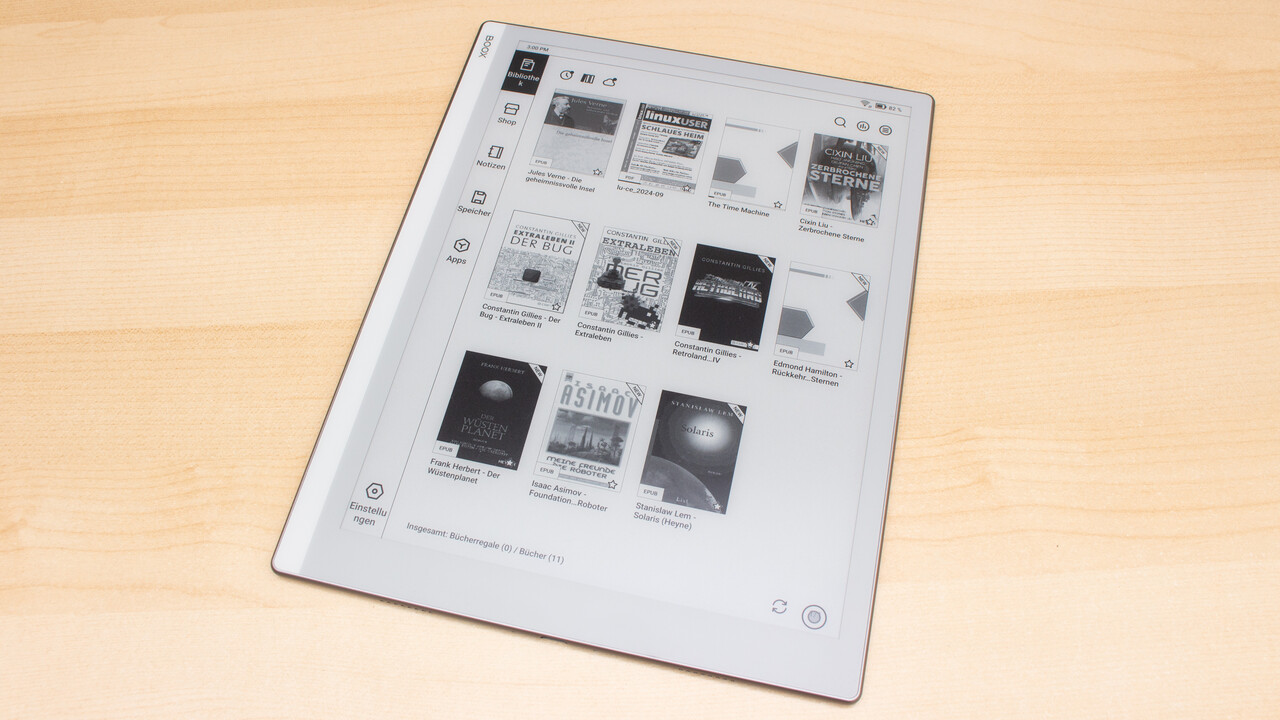 Onyx Boox Go 10.3 im Test: Dem E-Book-Reader mit offenem Android geht kein Licht auf