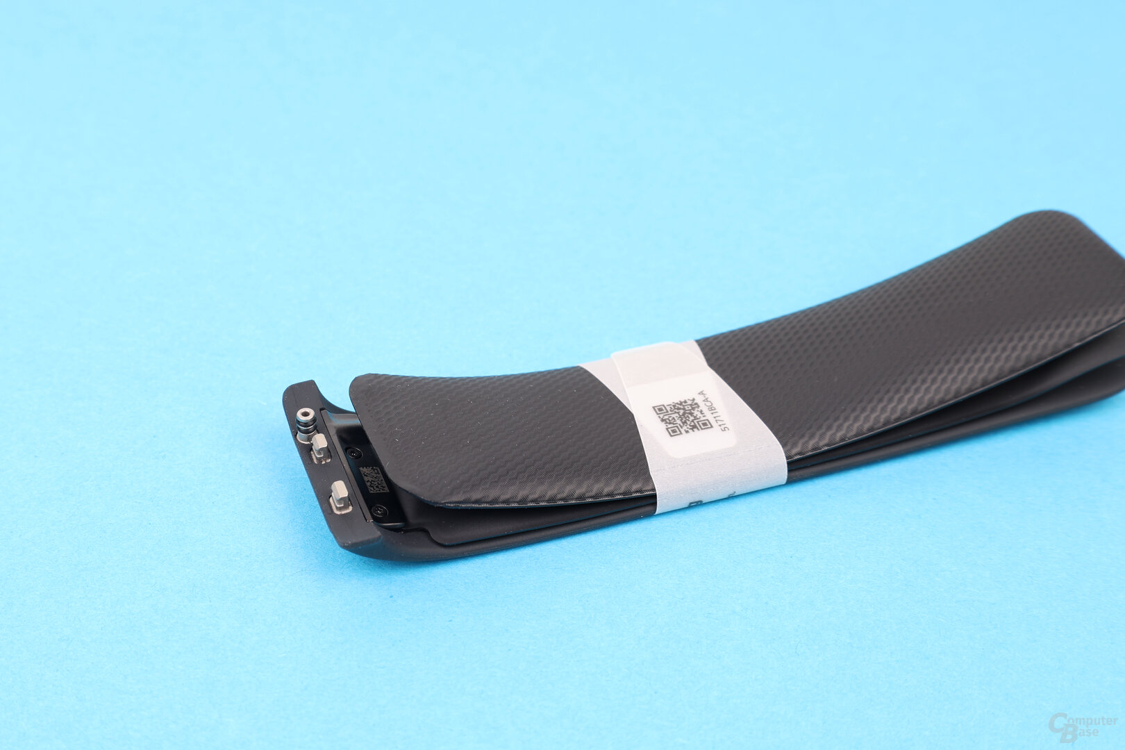 Armband der Huawei Watch D2 mit integrierter Manschette und Luftanschluss