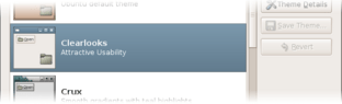 Clearlooks - Das neue Standard-Theme
