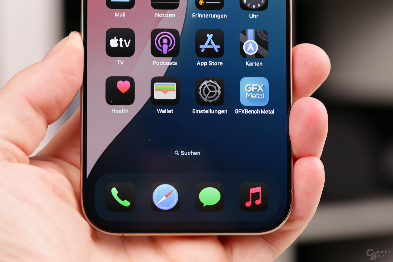 iOS 18.0 mit farblich angepassten App-Symbolen