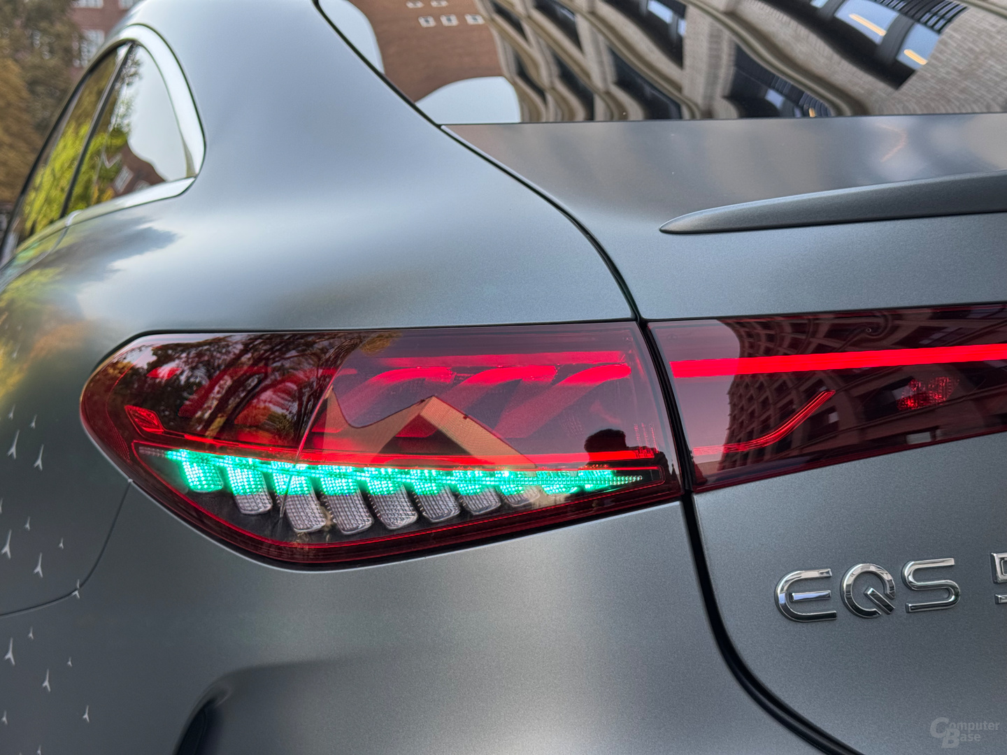 Türkisfarbene Markierungslichter in Erprobung