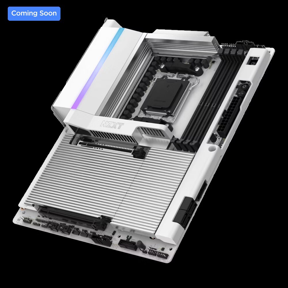 Das NZXT N9 X870E in Weiß