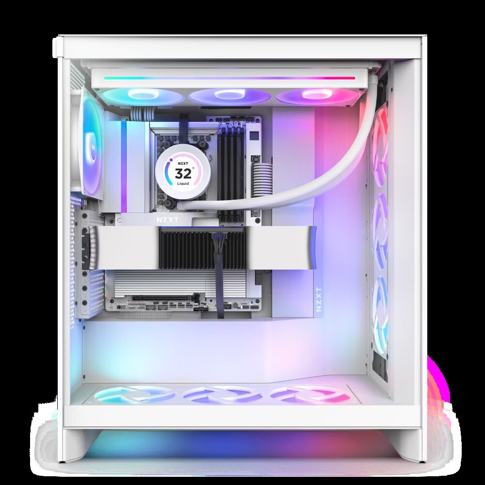 Das NZXT N9 X870E in Weiß