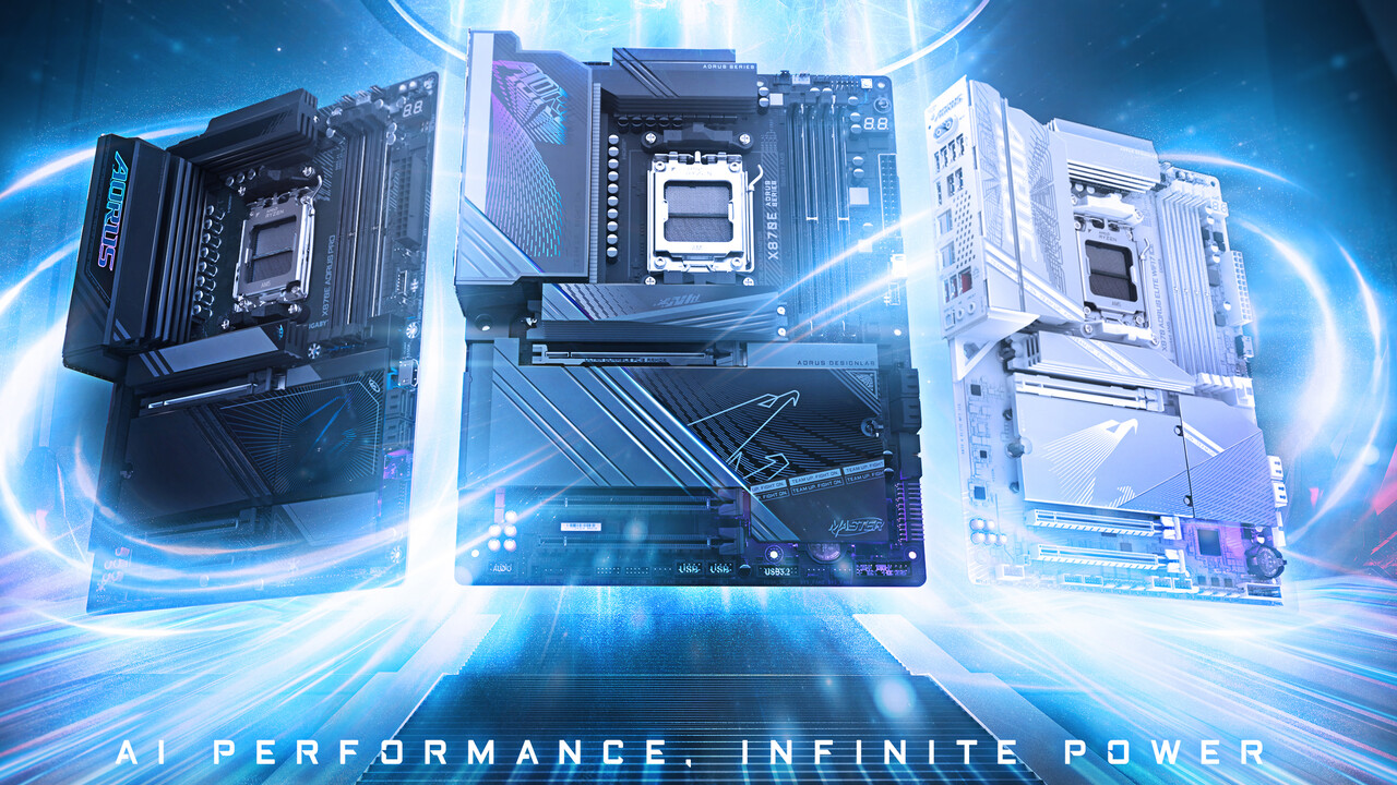 Aktion bei Gigabyte: Steam-Guthaben bei Kauf von X870(E)-Mainboards