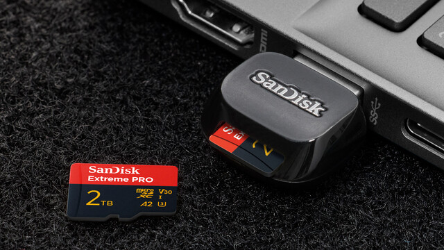 Speicherkarten: Bei SanDisk starten micro(SD) mit 2 TB und microSD Express