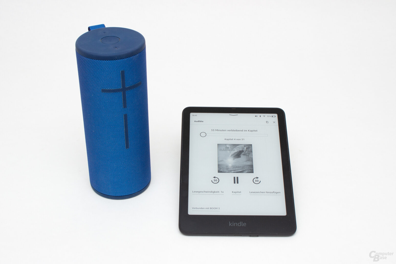 Beide E-Book-Reader können Audible-Inhalte wiedergeben