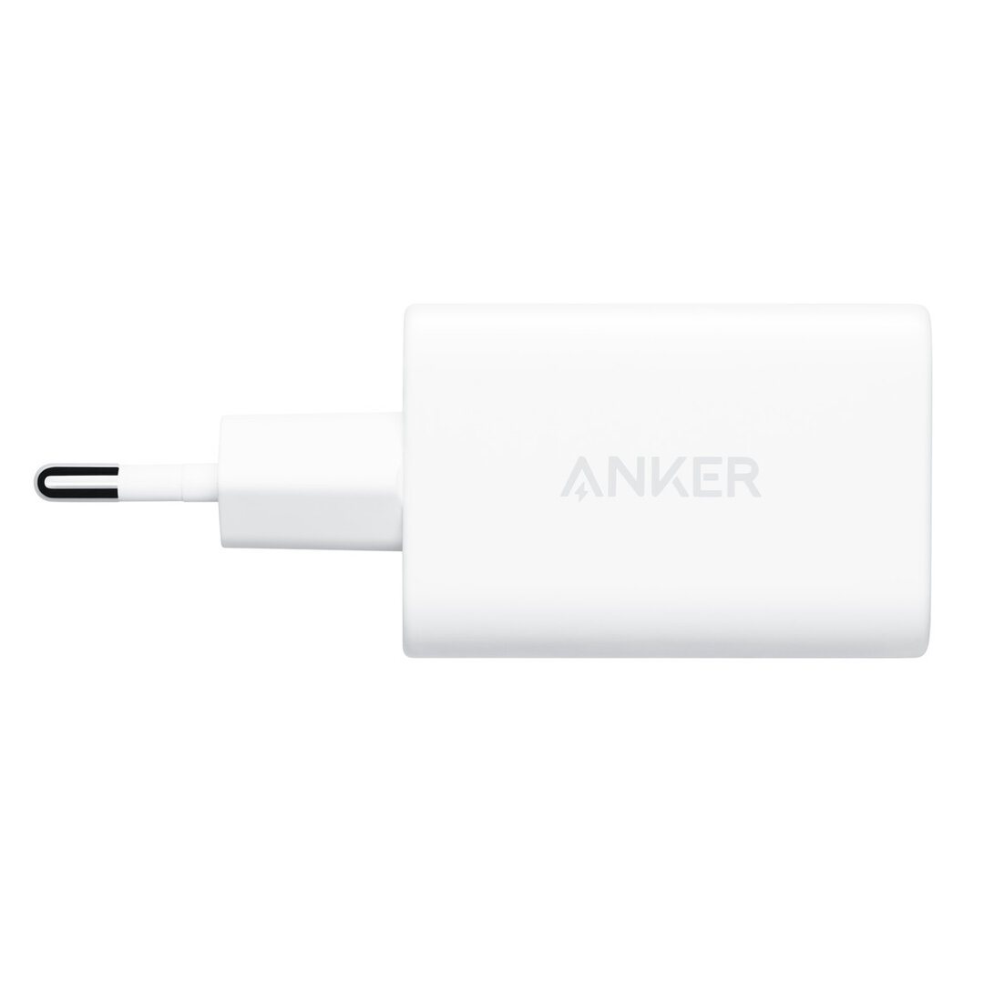 ANKER Ladegerät (50 Watt mit zwei Anschlüssen) in Weiß