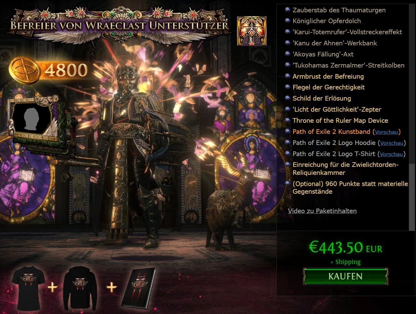 PoE 2 Early Access Supporter Packs