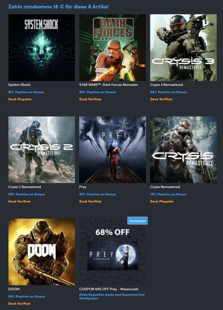 Das Bundle enthält 7 großartige Spiele