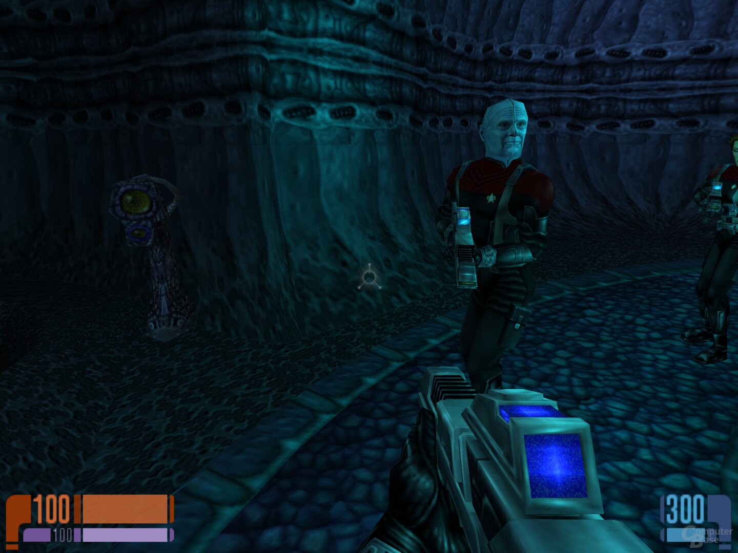 Der Bolianer Chell, ebenfalls Angehöriger des Teams