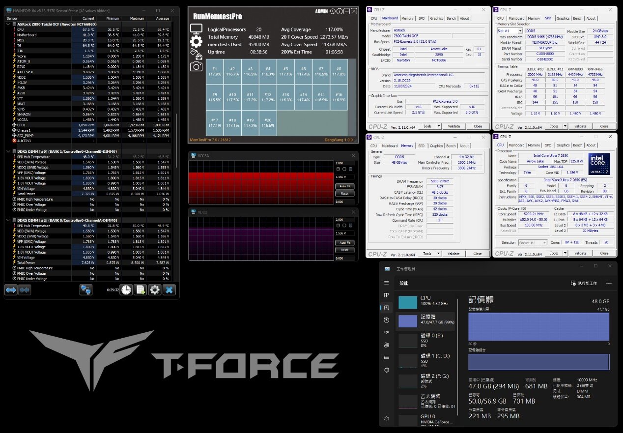 Teamgroup T-Force Xtreem CKD DDR5: OC bis DDR5-10.666