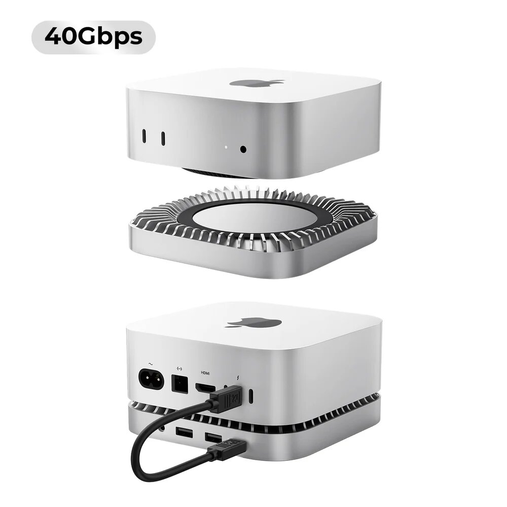 Mac mini M4 Günstige DockingStation zur Speicher­erweiterung ComputerBase