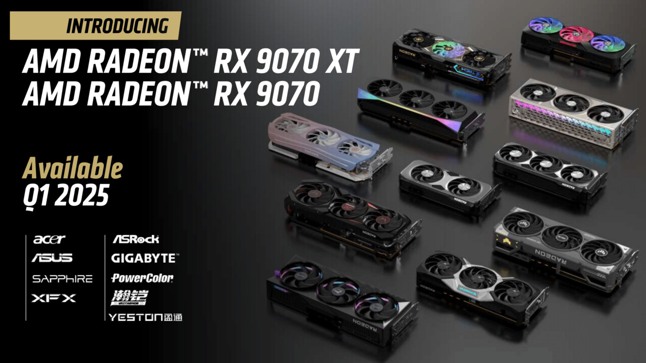 RDNA-4-Grafikkarten: AMD Radeon RX 9070 (XT) und RX 9060 kommen mit FSR  4