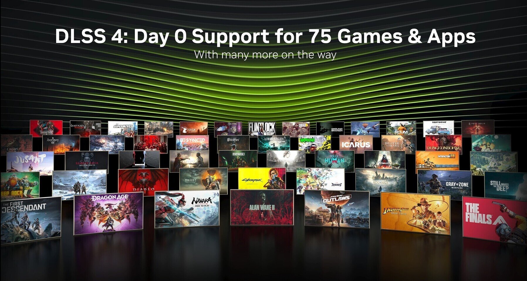 75 Spiele sollen direkt mit DLSS 4 umgehen können, wenn RTX 5000 erscheint