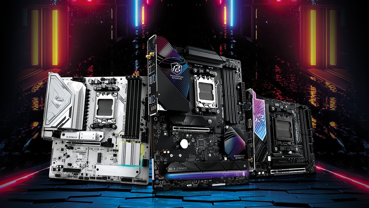Based on the B850: ASRock presents 16 new motherboards for AM5
