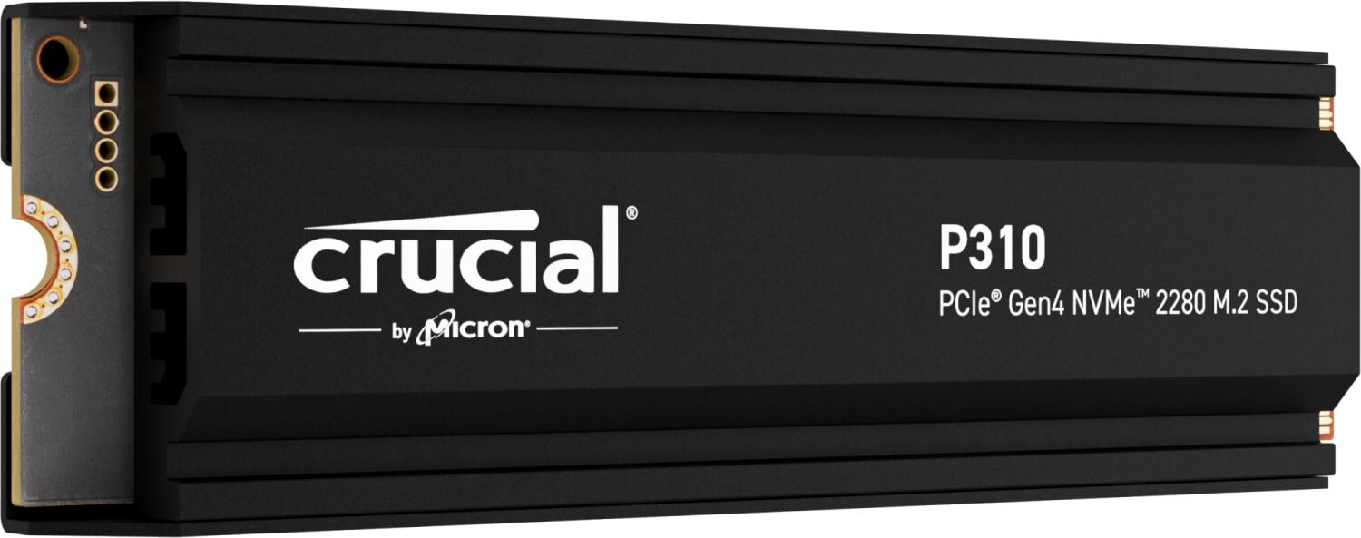 Crucial P310 2280 neuerdings auch mit Kühler