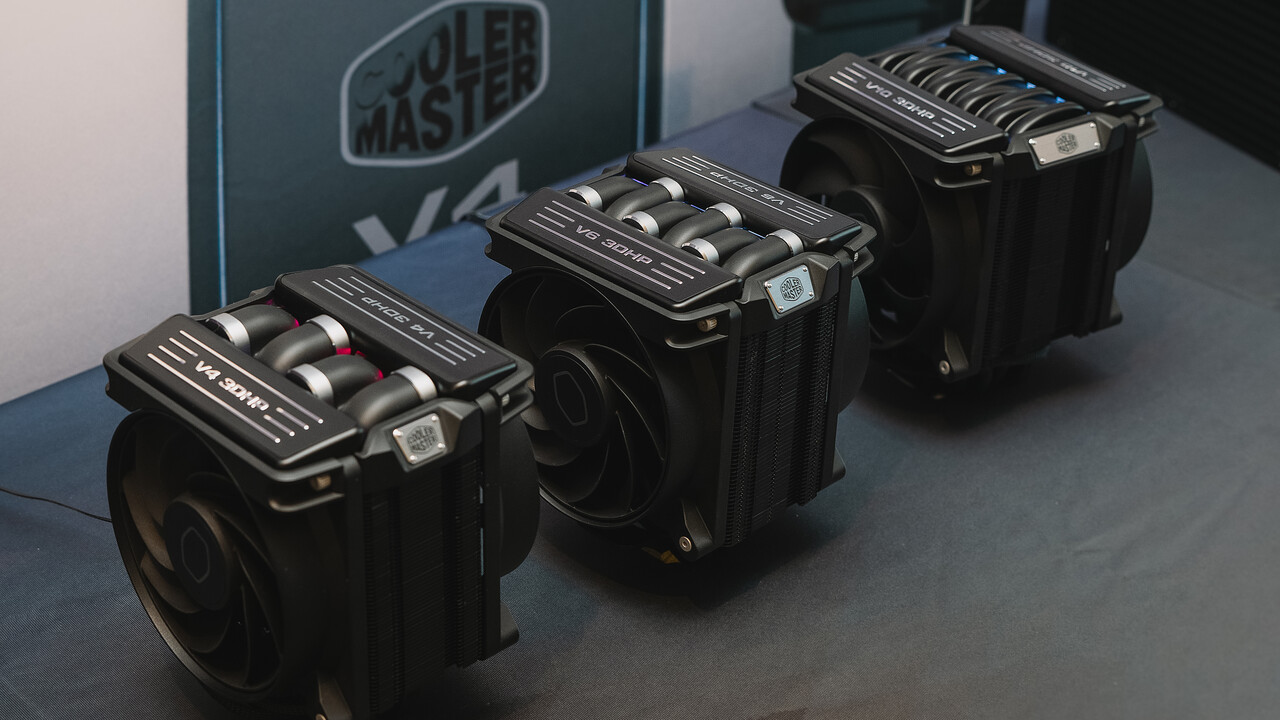 V-Series CPU-Kühler: Cooler Master bringt den Motorblock zurück in den PC