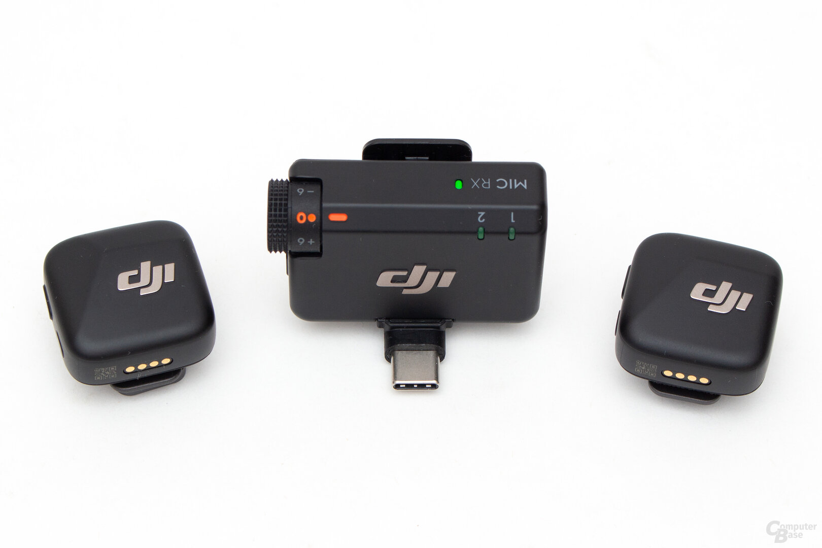 Das DJI Mic Mini und der Transmitter