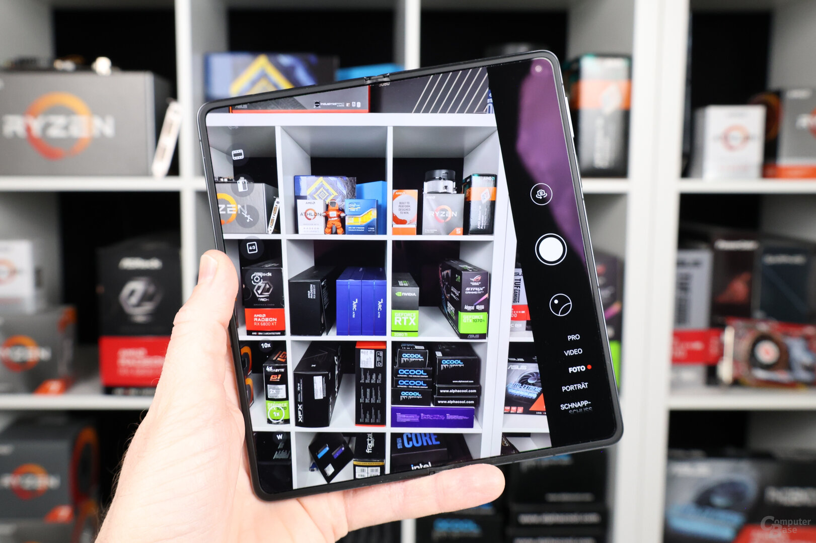 Fotos bei geöffnetem Mate X6