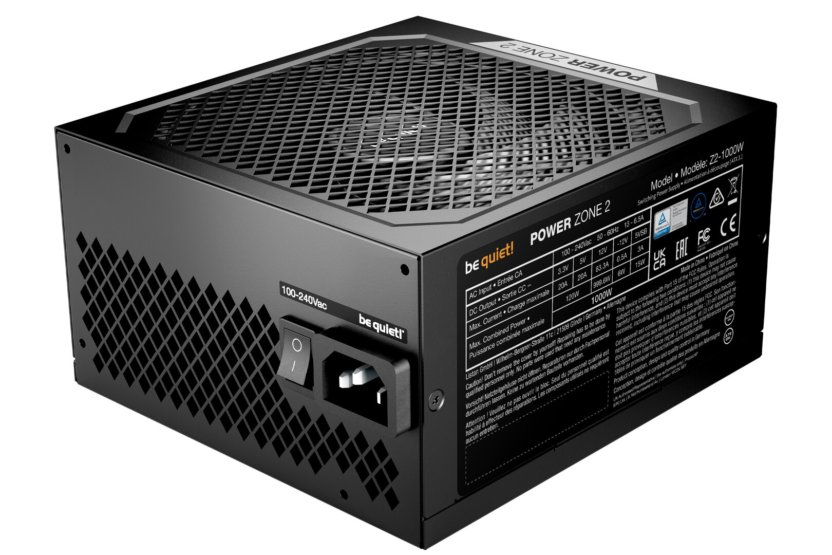 be quiet! Power Zone 2 1000W