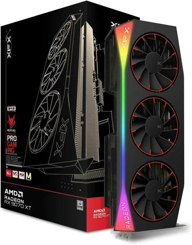 XFX Mercury RX 9070 XT Magnetic Air