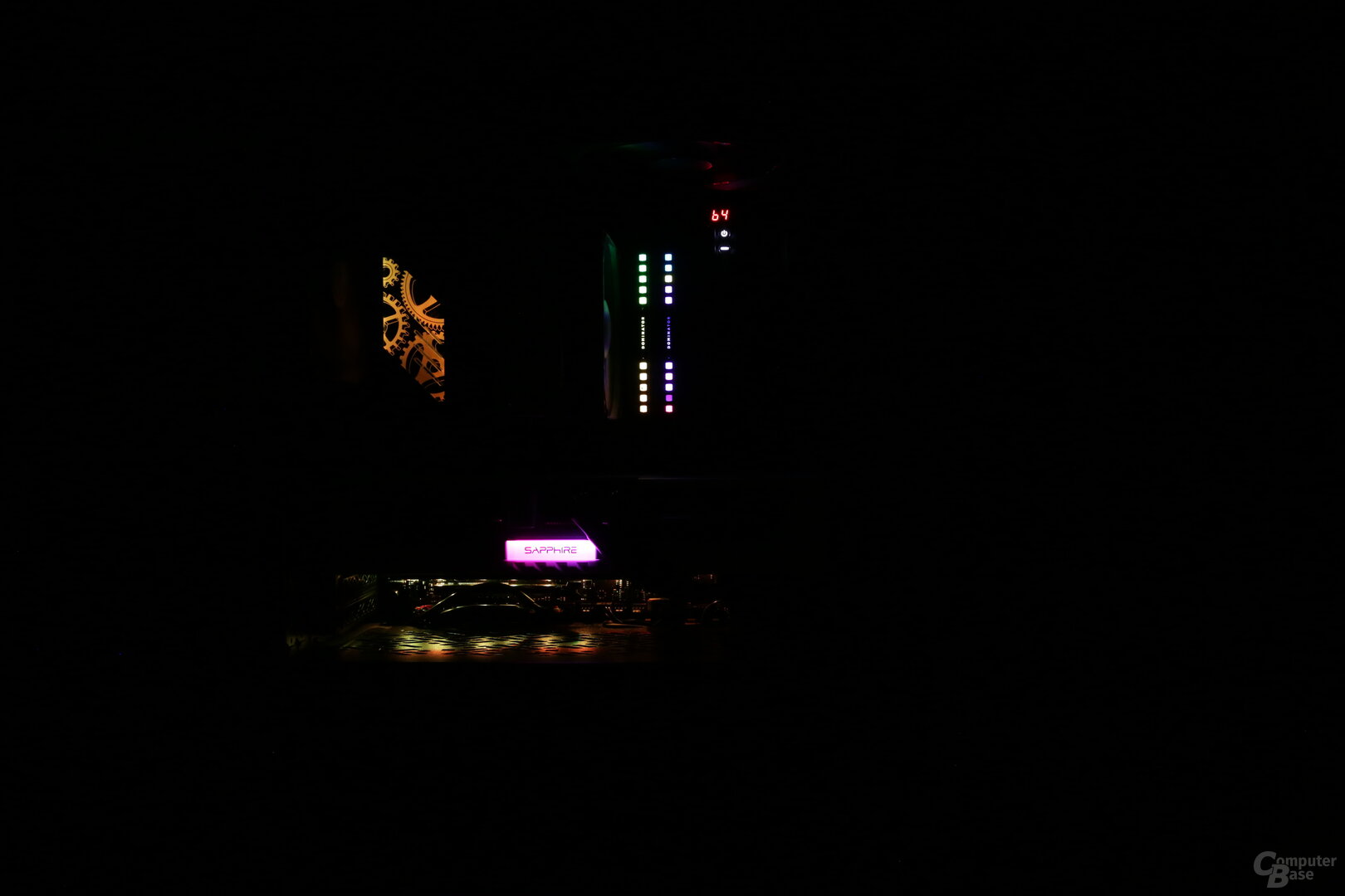 Die Sapphire Radeon RX 9070 XT Pure im Fractal Design Meshify 2