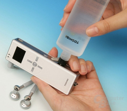 Toshiba: MP3-Player mit Brennstoffzelle