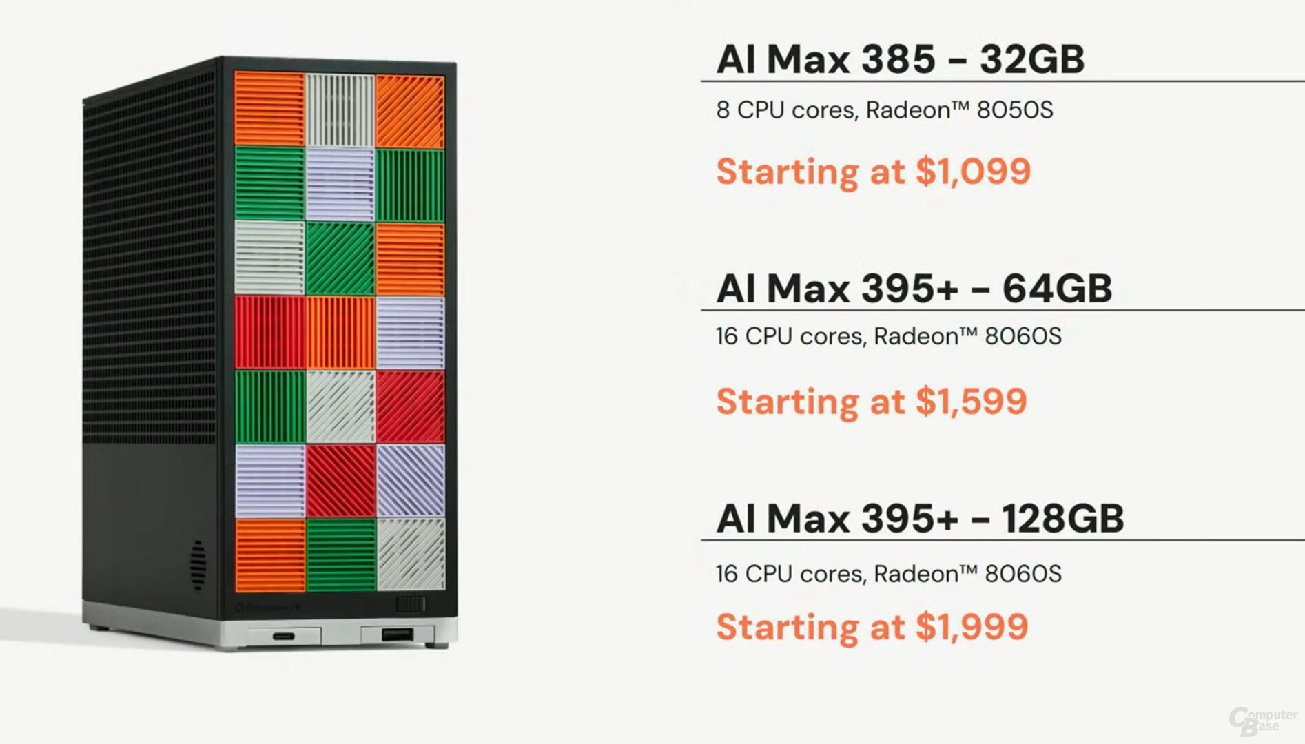 Framework Desktop mit Ryzen AI Max