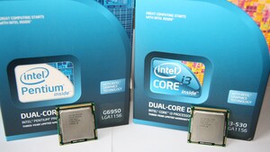 Im Test vor 15 Jahren: Intels Sparkönige Pentium G6950 und Core i3-530