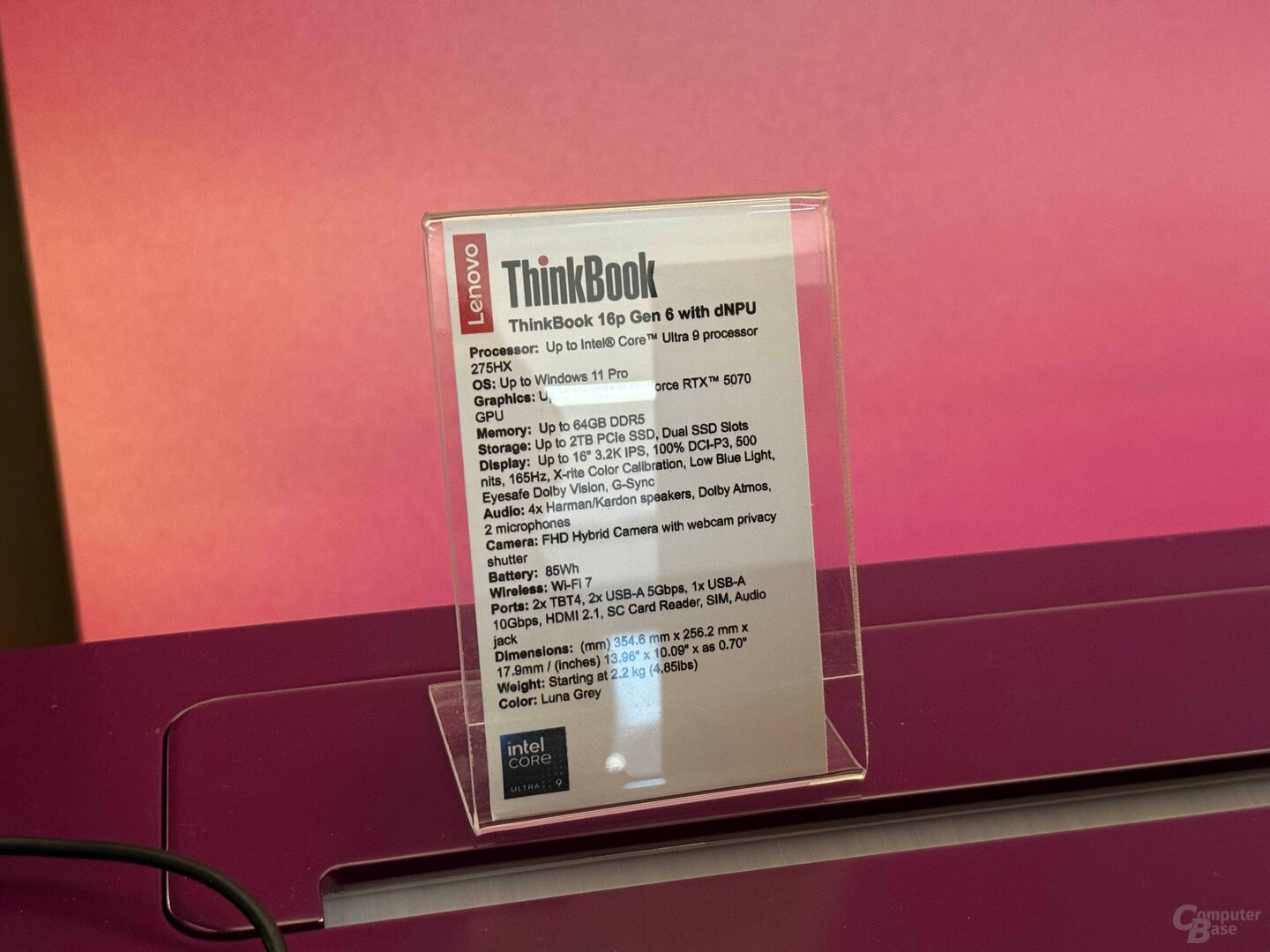 ThinkBook 16p Gen 6 mit dNPU