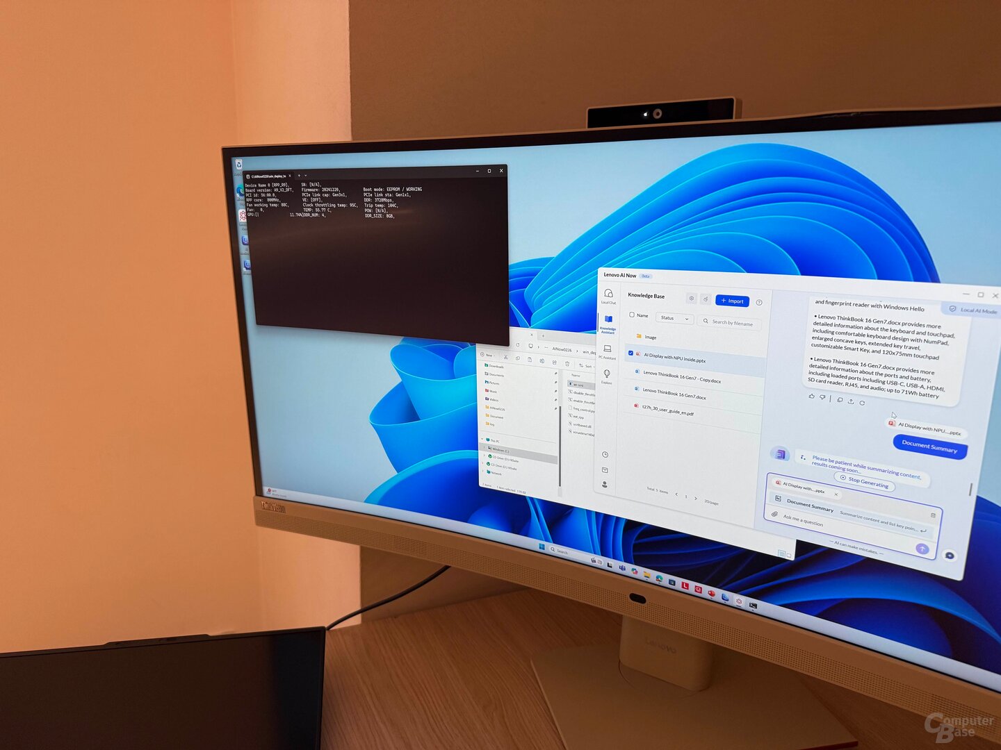 Lenovos Konzept eines „AI Display“ mit integrierter NPU