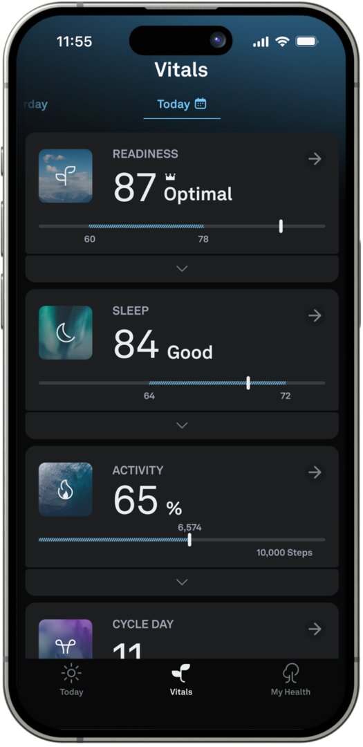 Die neue Oura-App
