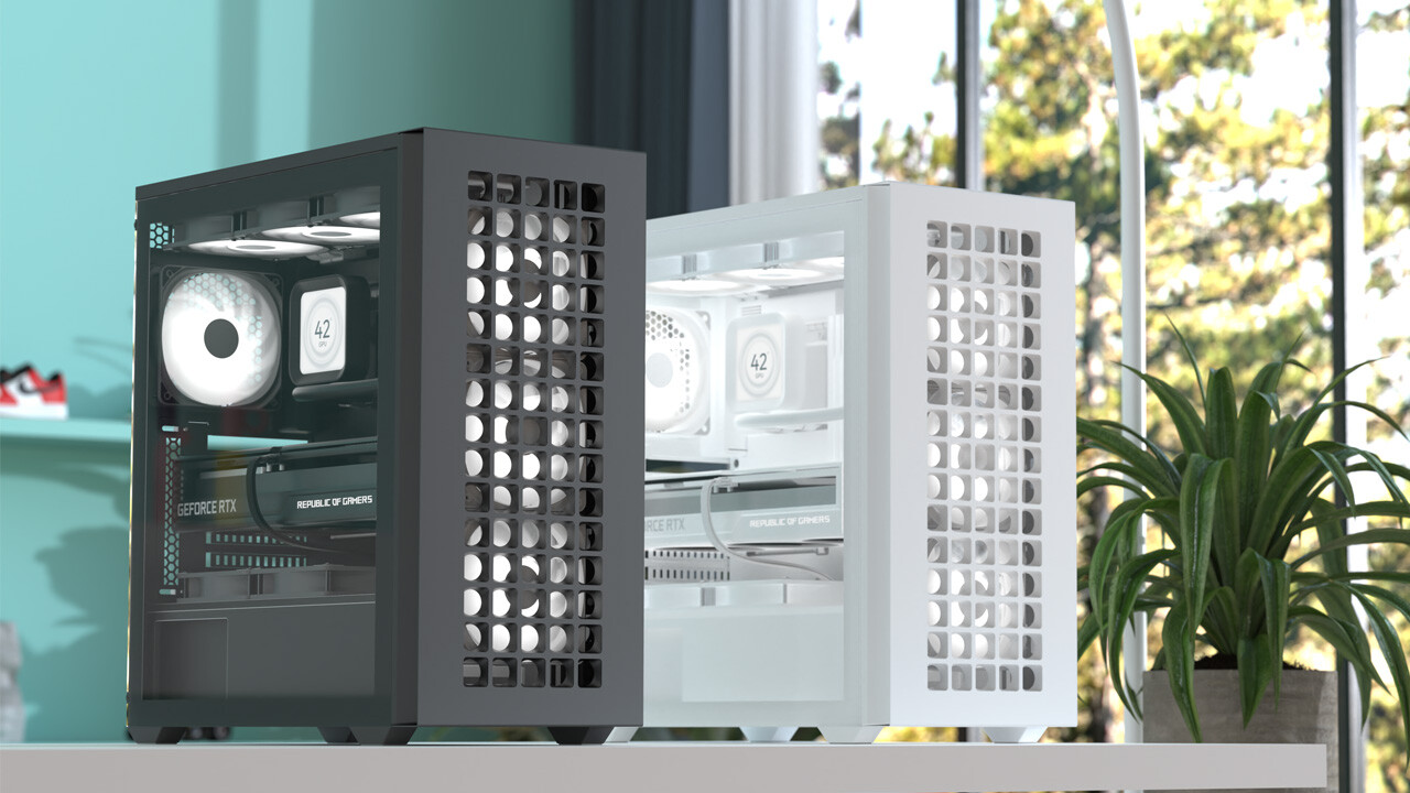 Aerocool DA301A & DA502A: Gehäuse spielen mit Stäben und Quader-Öffnungen
