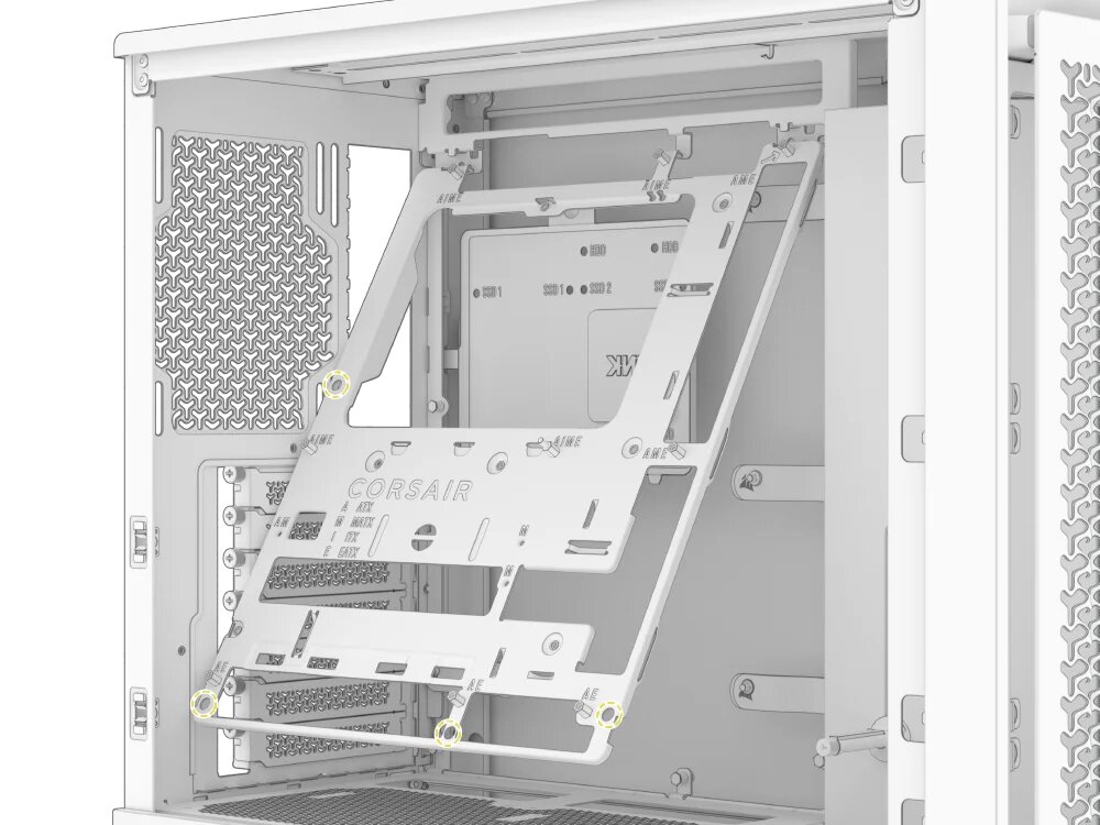 Corsair Frame 4000D im Test: Modularer Innenaufbau
