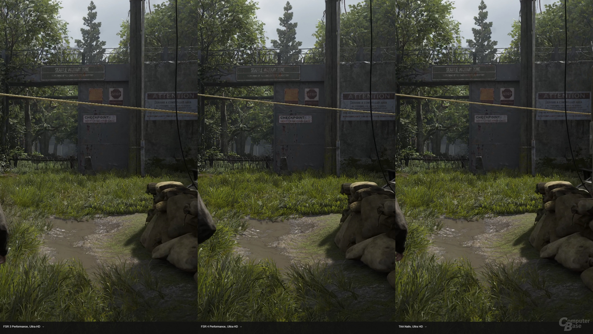 AMD FSR 3.1 vs. FSR 4 vs. TAA Native