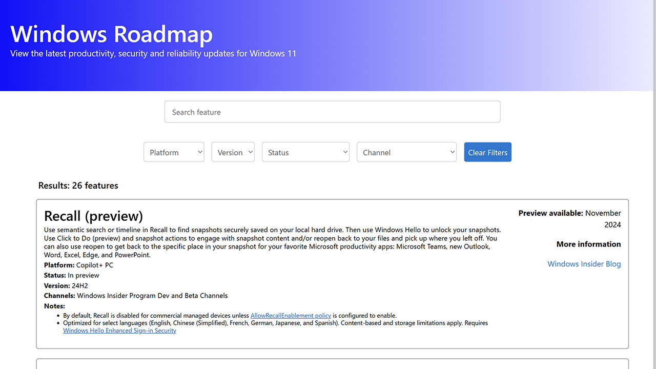 Neue Funktionen im Überblick: Microsoft veröffentlicht eine Windows-Roadmap