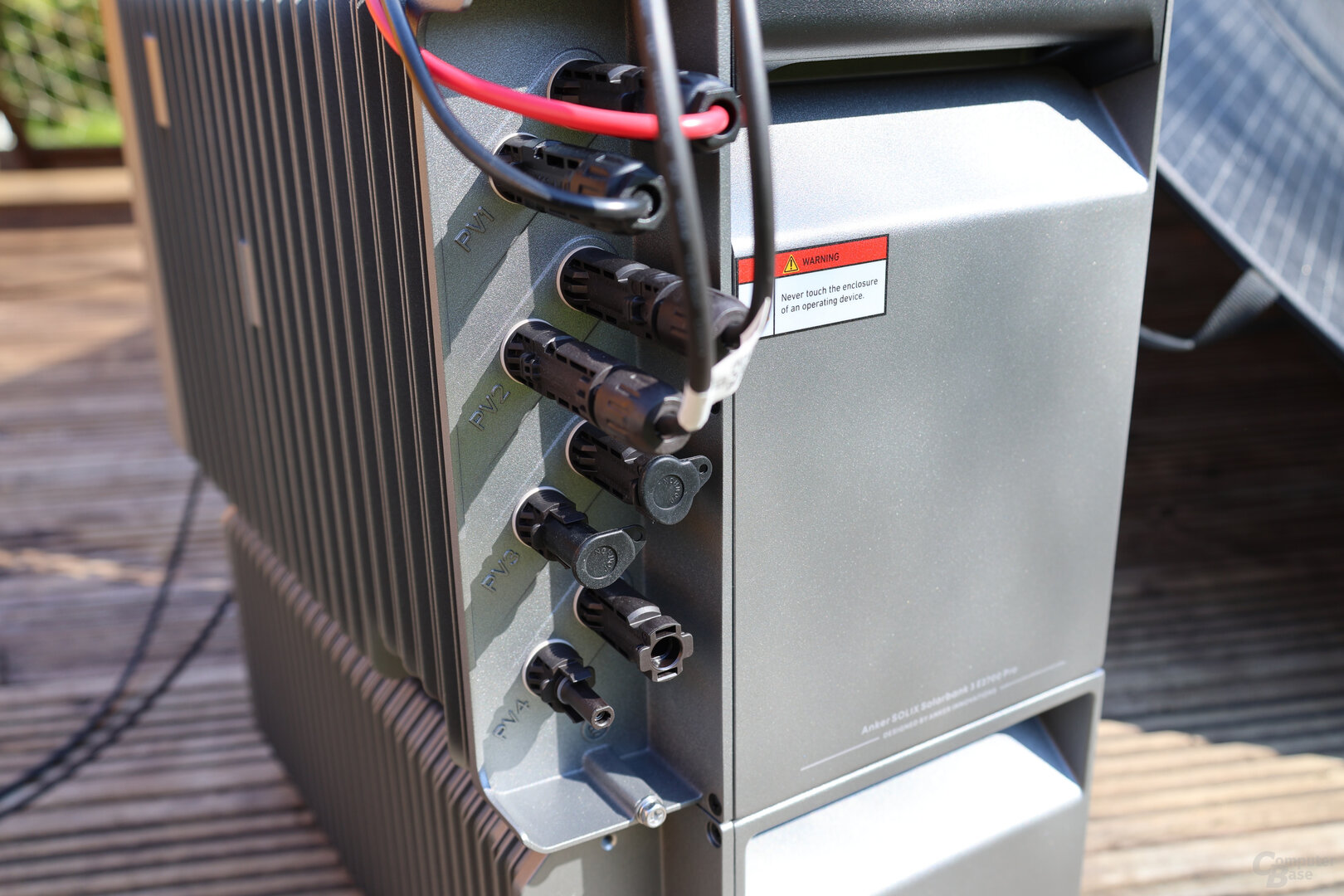 Solarbank 3 Pro: Vier MPPT mit MC4-Anschlüssen