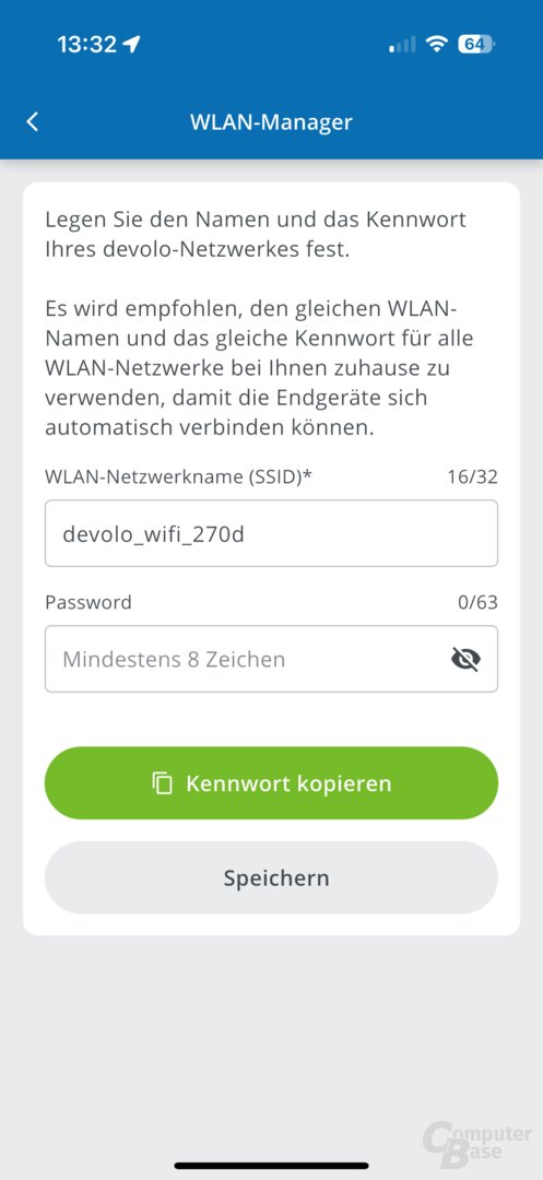 Einrichtung des Devolo WiFi 6 Router 3600 5G LTE in der App