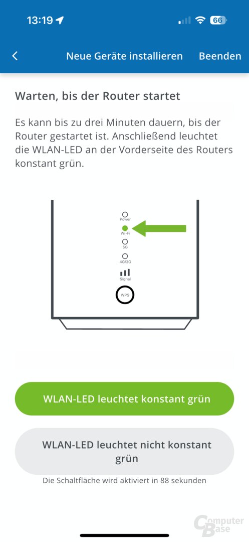 Einrichtung des Devolo WiFi 6 Router 3600 5G LTE in der App