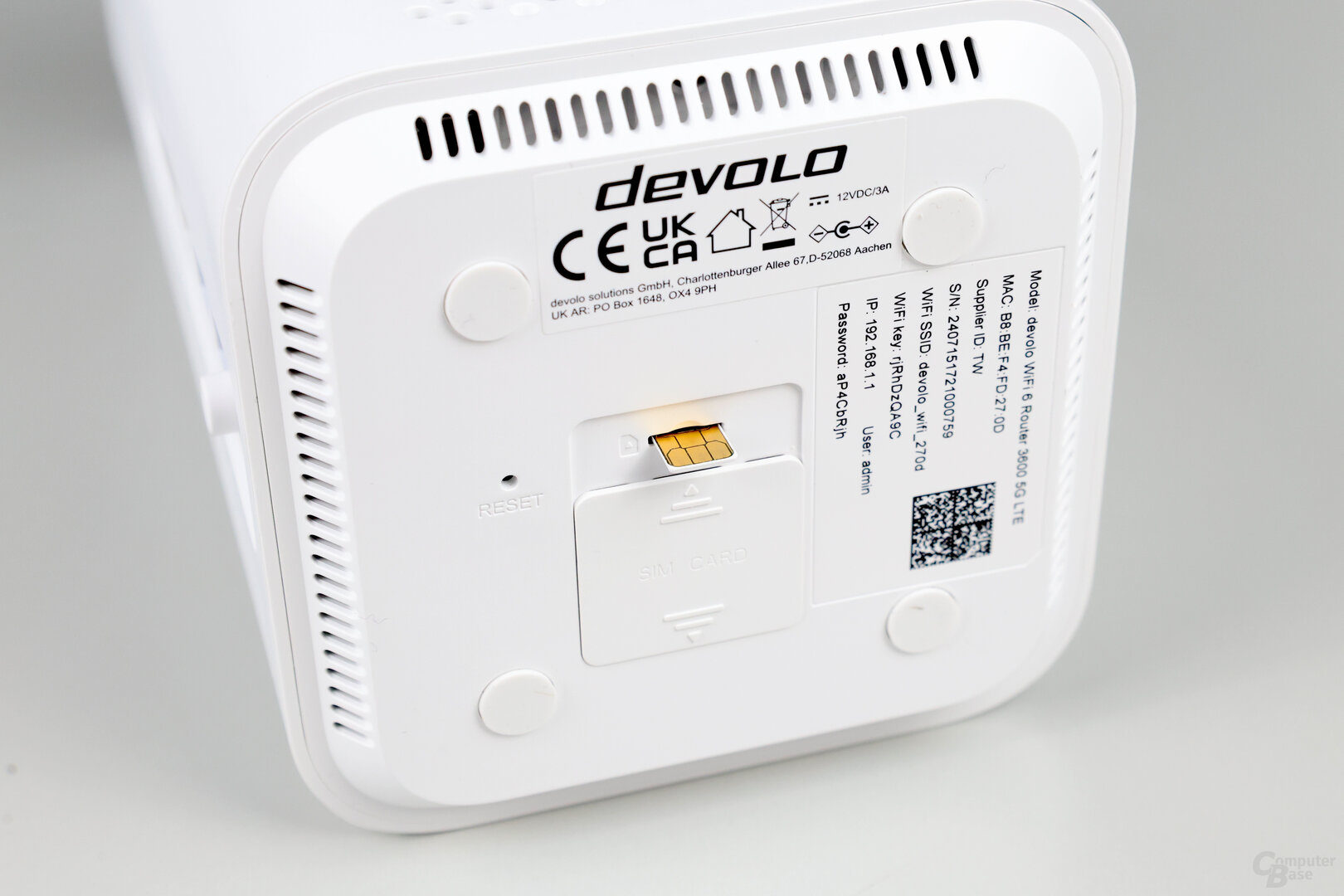 Devolos 5G-Router braucht eine Nano-SIM