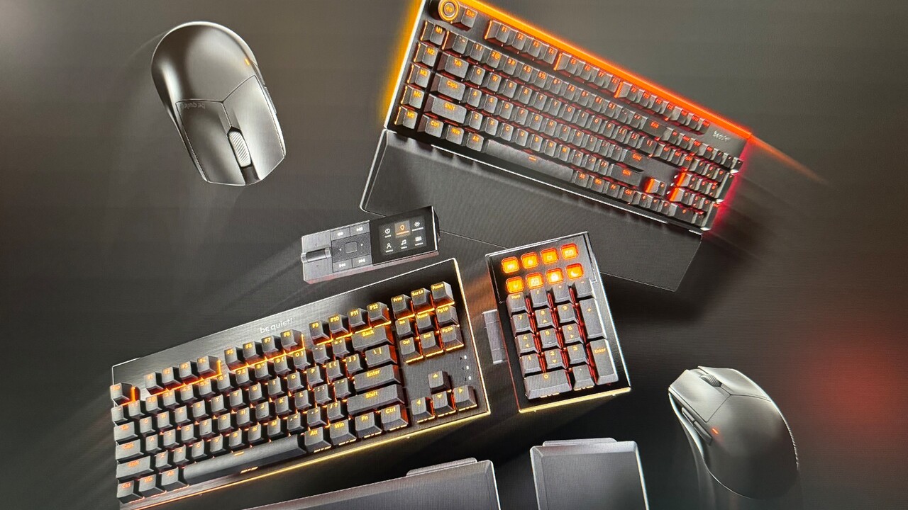 Light Mount & Dark Mount: be quiet! macht Tastaturen leise und modular