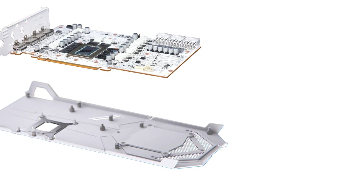 Red Devil Spectral White AMD Radeon™ RX 9070 XT 16GB GDDR6