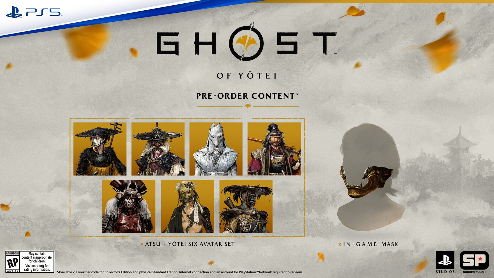 Vorbesteller-Boni für Ghost of Yōtei