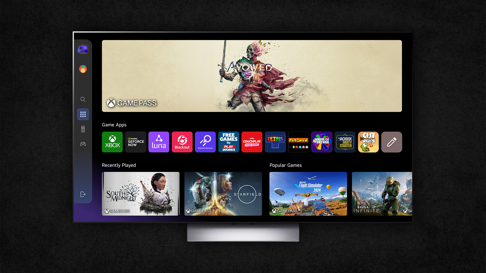 Xbox-App auf LGs Smart-TVs