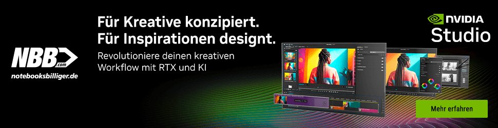 Nvidia RTX AI Laptops und PC-Komponenten gibt es bei NBB.com