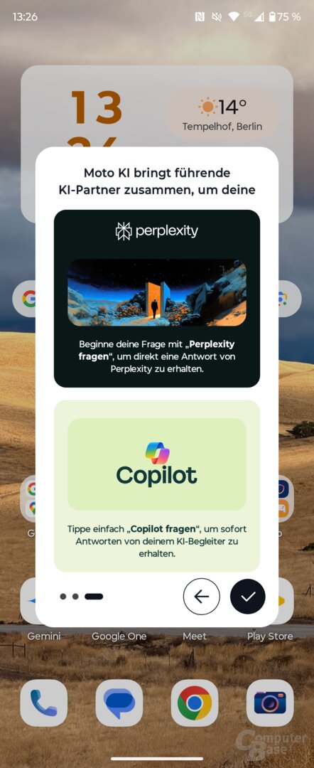 Moto AI auf dem Razr 60 Ultra