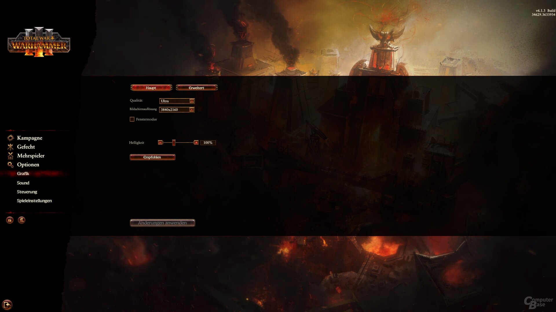 Total War: Warhammer 3 – Einstellungen 1