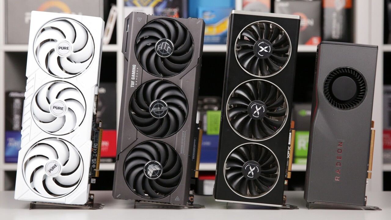 AMD-Generationenvergleich: Radeon RX 9070 XT, 7800 XT, 6700 XT und 5700 XT im Duell