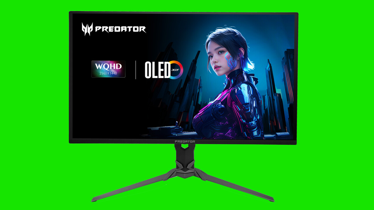 Gaming-Monitore: Acer bringt QD-OLED mit 500 Hz und Ultra Wide mit Google TV