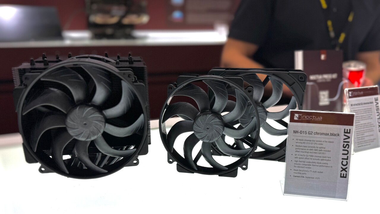 Noctua chromax.black: Termine für schwarzen NH-D15 G2 & schwarze NF-A14x25(r) G2